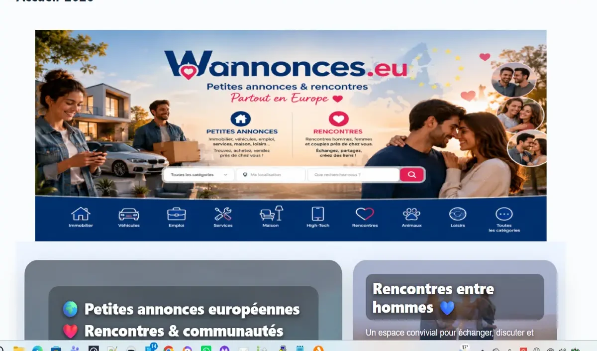 Aperçu du site Wannonces